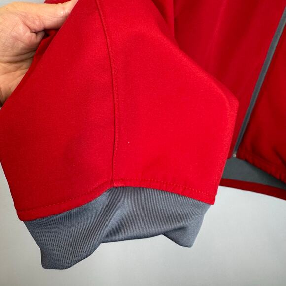 Adidas Men's Rutgers Scarlet  Softshell  Full Zip Jacket Red 2XL - Picture 5 of 9
